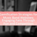 Gamification Strategies for Music Band Websites: Engaging Fans Through Fun and Competition
