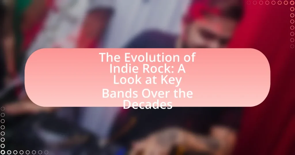 The Evolution of Indie Rock: A Look at Key Bands Over the Decades