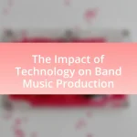 The Impact of Technology on Band Music Production