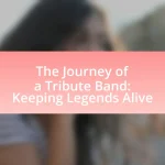 The Journey of a Tribute Band: Keeping Legends Alive