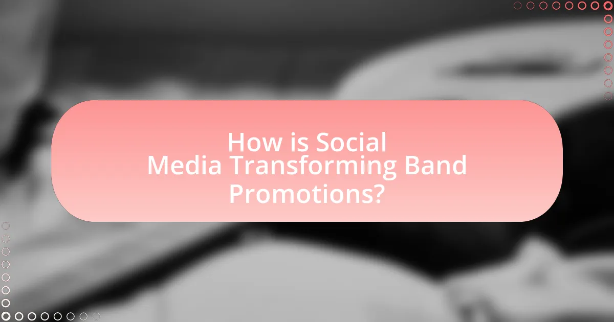 How is Social Media Transforming Band Promotions?