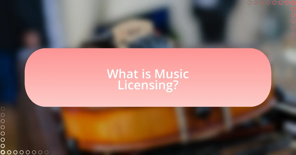 What is Music Licensing?